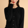 Ewa | Classic round neck cardigan