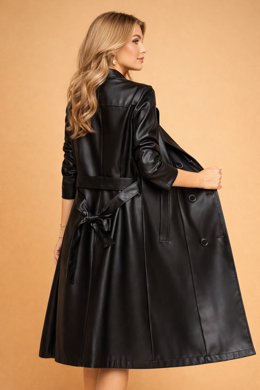 Harper | Structured Double-Breasted Longline Women’s Jacket
